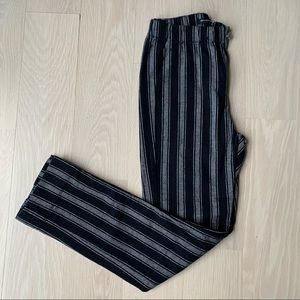 Brandy Melville striped black pants